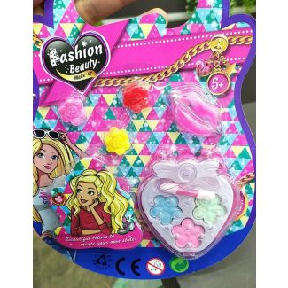 كرت شادو اطفال فراولة مع بكل شعر وردة 35/1