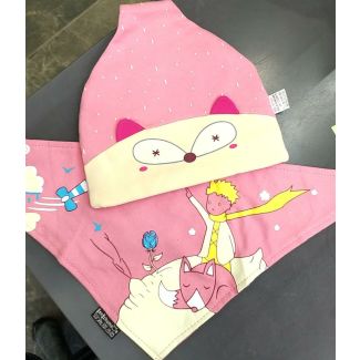  94/1(سنجاب/طائرة) طاقية بيبي مع ربطة عنق