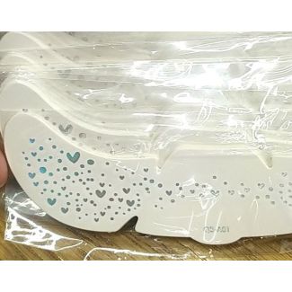 تاتو خدود شكل قلب سلفر قوس قزح 61/157