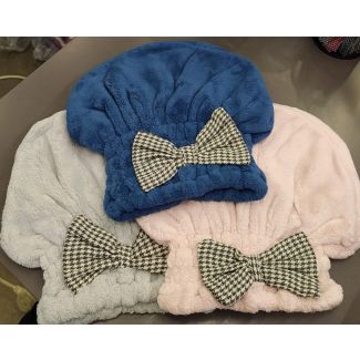 طاقية تنشيف شعر مع فيونكة كروهات 14/1