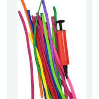 بلالين طويله مع منفاخ 1264/10