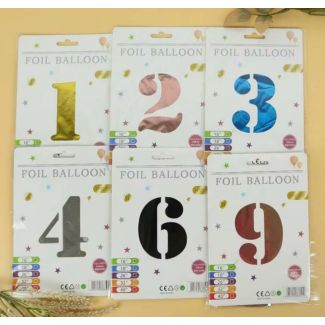 بلالين ارقام ملونة 1264/6