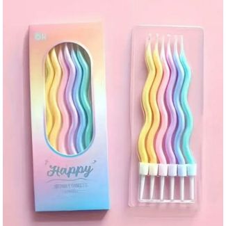 شمع اعياد ميلاد ملونة 1264/8