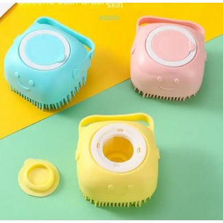 فرشاة استحمام سيليكون 8/6 مع تعبئة 