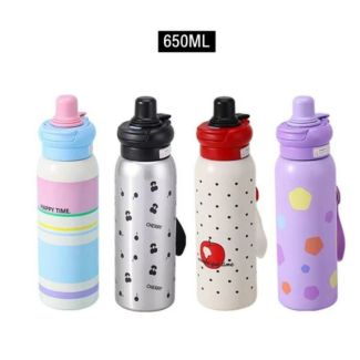 مطرة ستانليس 650 مل 9/5 دوائر الوان-COLOR