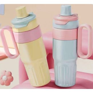  مطرة ستانليس ابيض وبني GOODLUCK 780ML 9/3