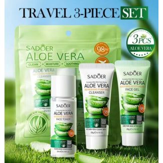 طقم غسول ومرطب الالوفيرا SADOER 