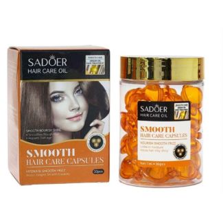  كبسولات زيت العناية بالشعر 30 قطعة بالارغان/ برتقالي SADOER