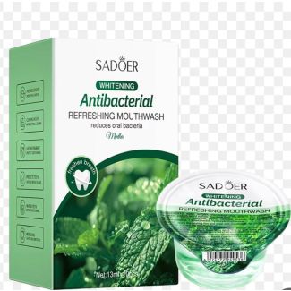 علب غسول الفم 10 قطع/نعنع SADOER MINT ANTIBACTERIAL