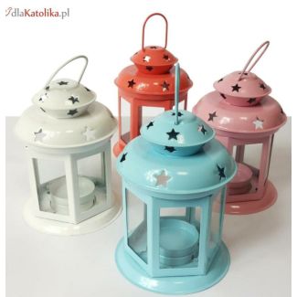 فانوس معدن صغير الوان مزخرف 4/7