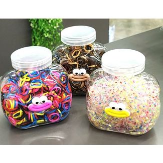 ربطات شعر صغيرة 23/4 علبة ستيكر بطوط