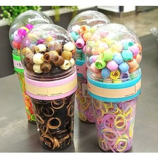 ربطات شعر صغيرة 23/2 علبة على شكل مايك