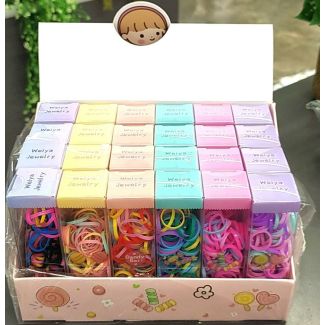 ربطات شعر صغيرة 23/6 ملونة