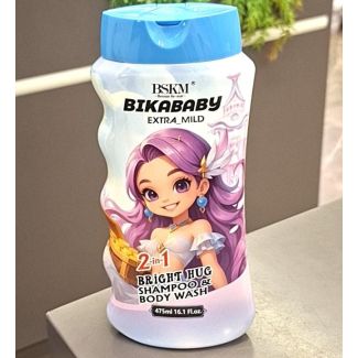 شامبو وشور جل bikababy 475ml BRIGHT HUG