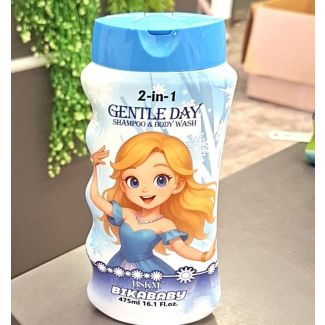 شامبو وشور جل bikababy 475ml GENTLE DAY