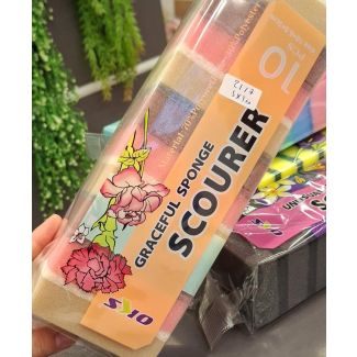 سفنج جلي 10 قطع ملون 21/7 OKS 