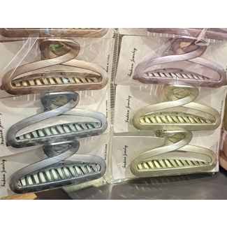 ملاقط شعر 22/8 لامعة