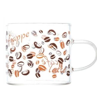  فناجين شفافة  25/28 قهوة/كابوتشينو COFFEE/CAPUCINO