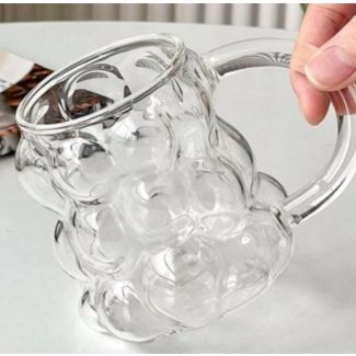 مج زجاج شفاف 25/20 بابلز BUBBLES