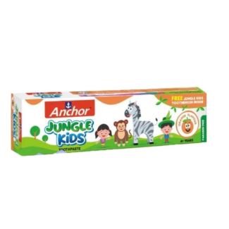  انكور معجون اسنان اطفال 50 غم + فرشاة /نكهة البرتقال ORANGE