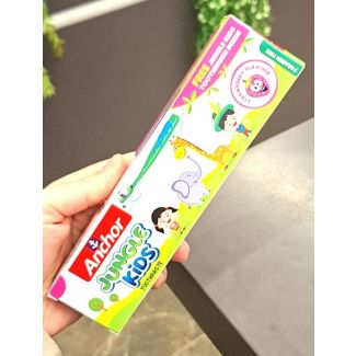  انكور معجون اسنان اطفال 50 غم + فرشاة /نكهة االفراولة STRAWBERRY 