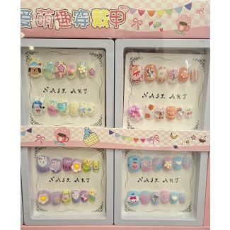 اظافر اطفال ملونة رسومات اطفال كيوت 69/16