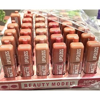  حومرة وقلم تحديد الوان النود BEAUTY MODEL MATTE LIP GLOSS 61/236