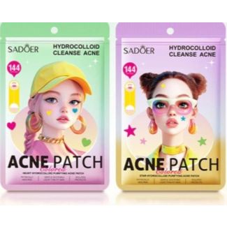 لصقات علاج حب الشباب سادور 144 قطعة SADOER