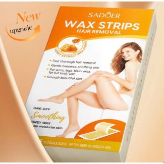  شرائح ازالة شعر الجسم 20 قطعة بالعسل SADOER HONEY
