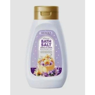  سكرب ملح للجسم/فانيلا وايس كريم BODY SALT BIOAQUA 430G VANILLA ICE CREAM 