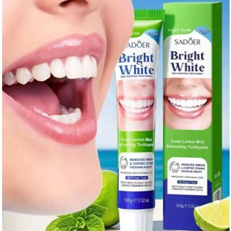 معجون تبييض الاسنان/ الاخضرSADOER 100G LEMON MINT