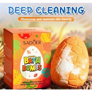   طابة فوارة لون/ برتقالي DINOSAUR EGG SADOER 100G