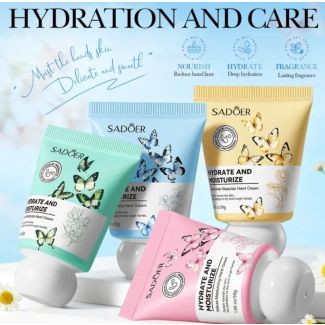 كريم يدين الفراشات صغير /ازرق  SADOER 30G LILY 