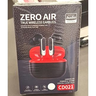 سماعات ايربود  10/10 الاسود CD021 ZERO EARBUDS 