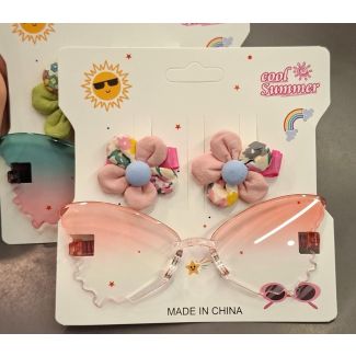 نظارة اطفال مع بكل 85/9  شكل فراشة  