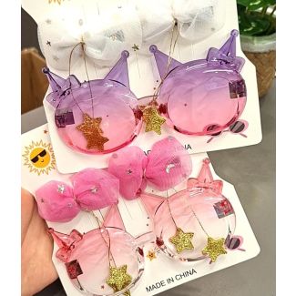 نظارة اطفال مع بكل 85/7  شكل كوين   