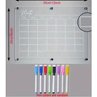 لوح مغناطيس شفاف الوان وممحاة 10/32  MAGNETIC BOARD 