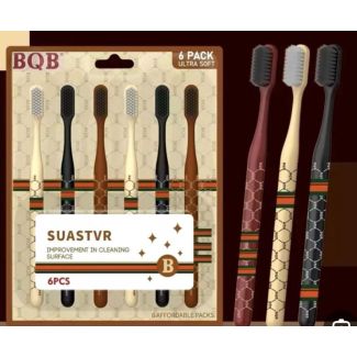 كرت فراشي اسنان 6 قطع 78/3 BQB ULTRA SOFT