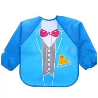 مريول اطفال مع كمام  22/1 +22/2 (قميص- ازرق)