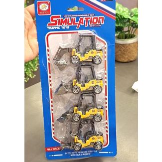 لعبة جرافات ميني 4 قطع  (399-770A)