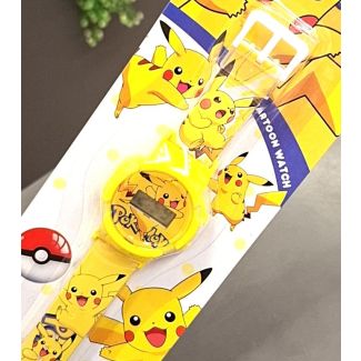ساعات اطفال مشكل بيكاتشو اصفر CX111-C YELLOW
