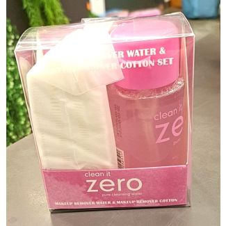طقم مزيل ميك اب مع قطن 108/7 CLEAN IT ZERO PURE