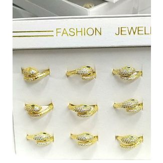 خواتم ذهبية راس افعى 30/17