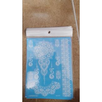 تاتو جلو  glow tatto 3/230 ( زخرفة ) - 12