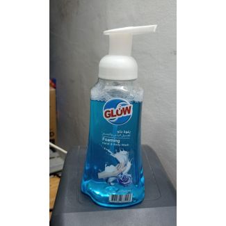 رغوة جلو لغسيل اليدين والجسم - ازرق