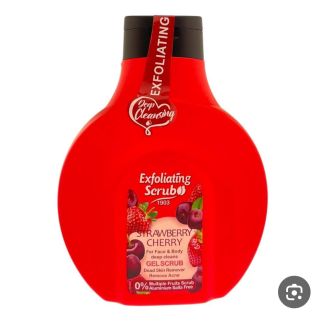 سكرب جل للجسم والوجه exfoliating - STRAWBERRY CHERRY
