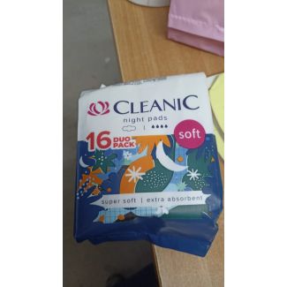 فوط نسائي شهري كلينك دبل ليلي 16 قطعة