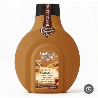 سكرب جل للجسم والوجه exfoliating - TOFFEE CARAMEL