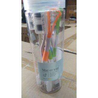 مجموعة فرشاة اسنان مع قطعة تنظيف اللسان 8قطع7/8