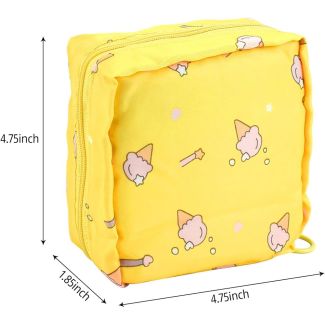 جزدان فوط صحية 10/5- ايس كريم /اصفر